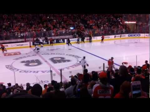 Flyers Take the Ice at Open Practice 1/18/2013