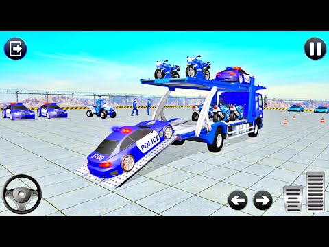 Grand Police Transport Truck US Police Cars Driving 3D - Android GamePlay 2020