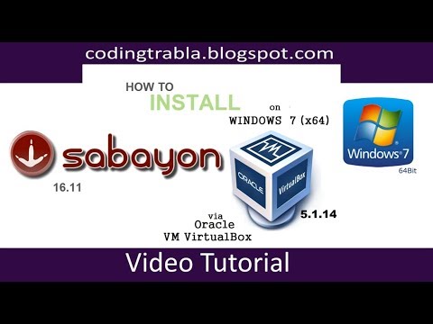 How to install Sabayon 16.11 x64 via VirtualBox on Windows 7 byVS