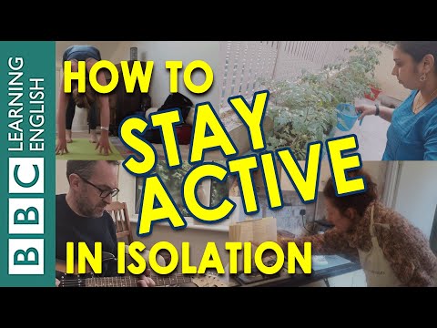 コロナウイルスの自己隔離。私たちと一緒に活躍しましょう (Coronavirus self-isolation: Stay active with us!)