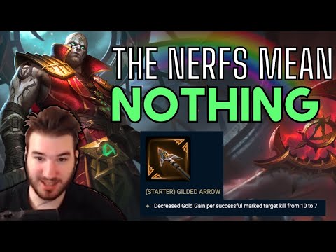 NEW PATCH NEW GILDED ARROW... IS IT STILL GOOD?? CHRONOS MID W/ WEIRD NEW SKIN