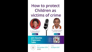 How to protect Children as Victims of Crime