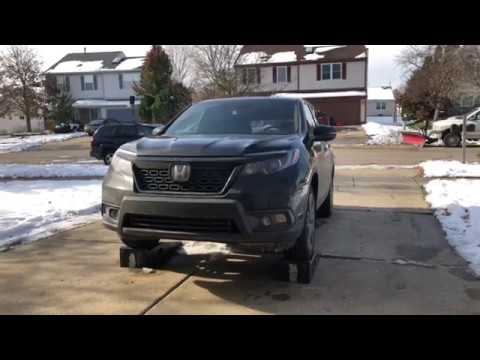 2019 Honda Passport oem running boards installed.