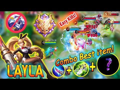 Layla Combo High Damage Items - Layla New Build Supper Damage 2022 ~ Layla Top 1 Global MLBB