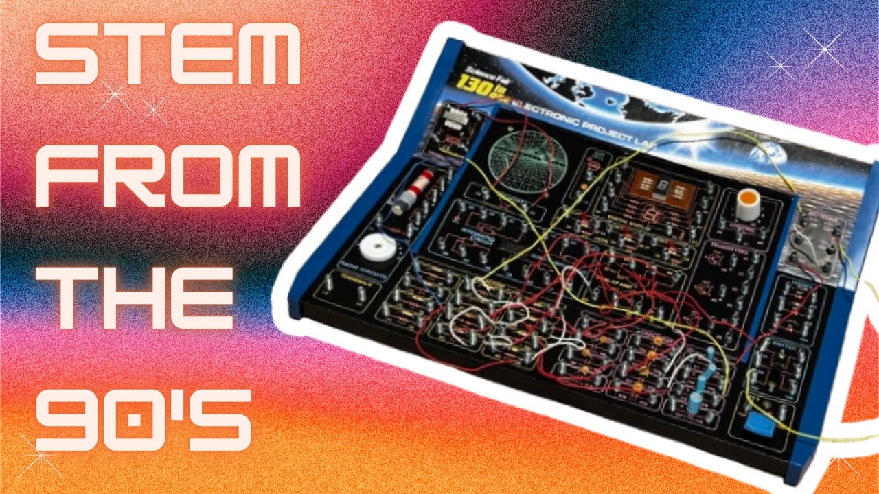The Radio Shack 130-in-One Electronic Project Lab — Where it all began! #steam #education