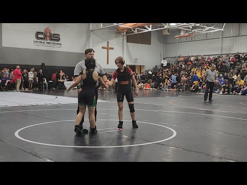 Rose vs Baton Rouge High, 106lbs City Championship Girls Wrestling @ Catholic High School 1/27/23