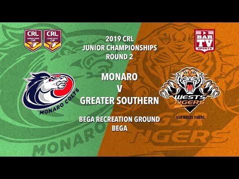 2019 Country Rugby League Rep - Johns and Daley Cup - Round 2 - Colts v GSR Tigers