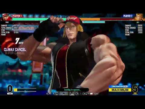 KofXV Terry Jump CD Combos #thekingoffightersxv