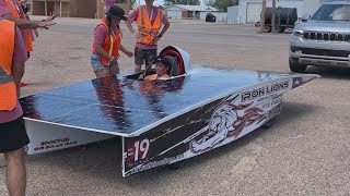 Video Screenshot for Texas solar car team makes history in cross-country race