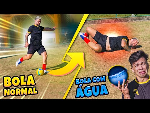 ERROU A BOLA, QUEBROU O PÉ! DESAFIO DA BOLA SURPRESA! 😂