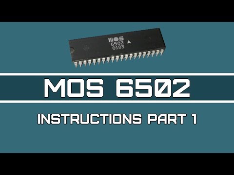 6502 Assembly Programming - Video7: Instructions