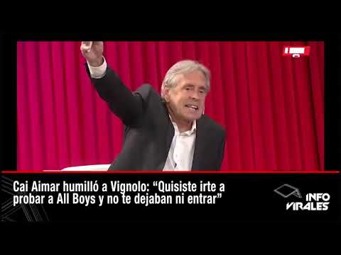 Cai Aimar humilló a Vignolo: “Quisiste irte a probar a All Boys y no te dejaban ni entrar”