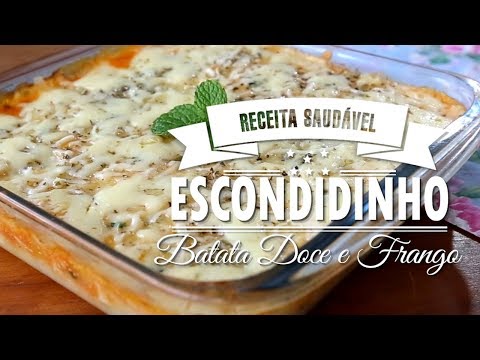 ESCONDIDINHO DE FRANGO COM BATATA DOCE