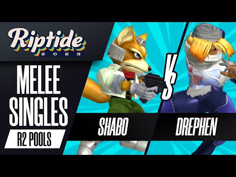 shabo (Fox) vs Drephen (Sheik) - Melee Singles Round 2 Pools - Riptide 2023