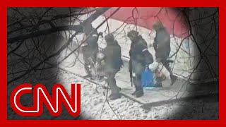 Videos show Russian troops as they attempt to strangle key town