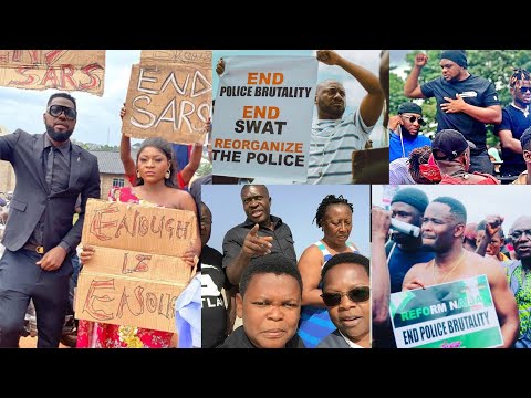 All Nollywood Actors Come Out To End SARS Ft Zubby Michael, Yul Edochie, Ken Erics, Jerry Williams