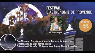 Dernières vues sur les exoplanètes avec le télescope spatial James Webb par Élodie Choquet