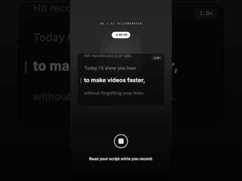 Auto Captions: AI Teleprompter video thumbnail