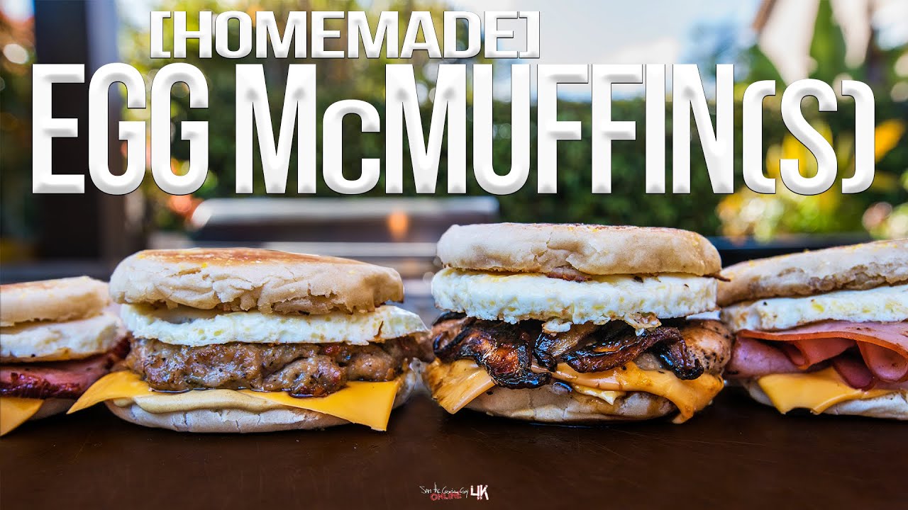 The Best Homemade Egg McMuffin | SAM THE COOKING GUY 4K