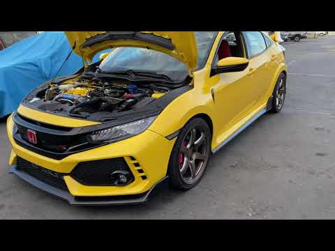 Worlds 1st Phoenix Yellow Honda Civic Type R Now with 454 whp