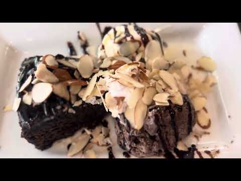 Chocolate nirvana sundae, a Cafe Coffee Day (CCD) special.  This is at RS Puram, Coimbatore.