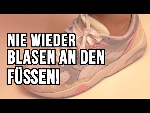 Nie wieder Blasen an den Füßen- Lifehack