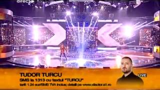 Tudor Turcu Are You Gonna Go My Way - X Factor Romania.