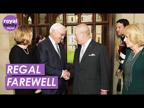 King Charles and Queen Camilla Say Farewell to German president