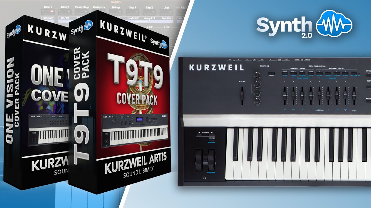 K27010 - ( Bundle ) - One Vision Cover Pack + T9T9 Cover Pack - Kurzweil K2700 Video Preview
