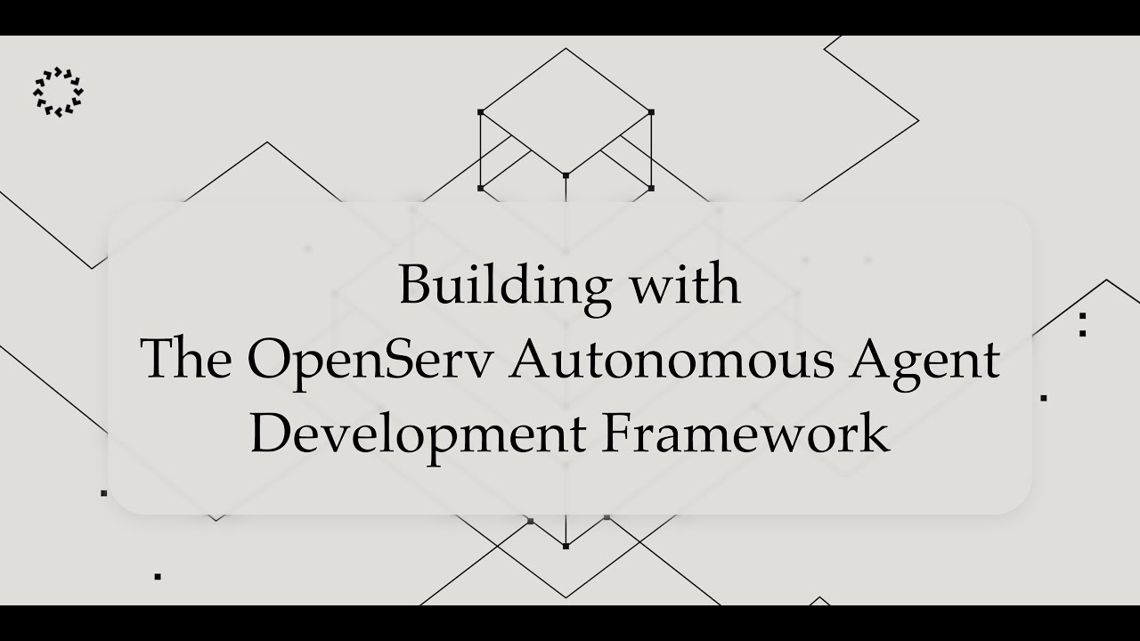 Building with the OpenServ Agent Framework