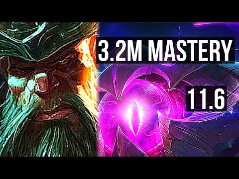 GANGPLANK vs VEL'KOZ (MID) | 3.2M mastery, 1500+ games, 12/3/9 | EUW Diamond | v11.6
