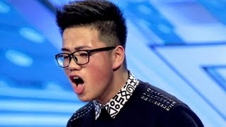 Justin Peng sings I Look To You by Whitney Houston -- Room Auditions Week 4 -- The X Factor 2013