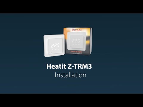 Heatit Z-TRM3 Installation