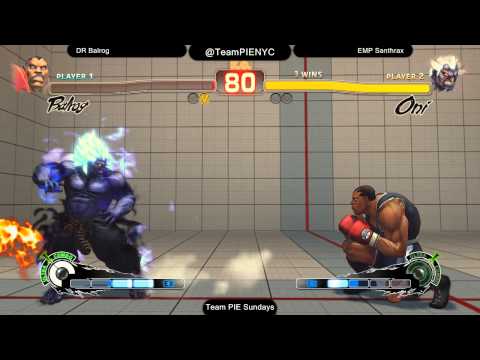 SSF4AE @ Team PIE Sundays 2/2014 - EMP Santhrax (Oni) vs DR Balrog (Balrog)