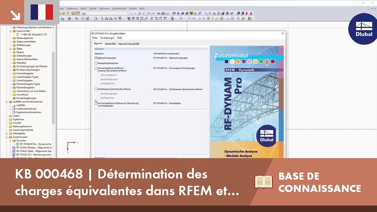 KB 000468 | Détermination des charges équivalentes dans RFEM et RSTAB