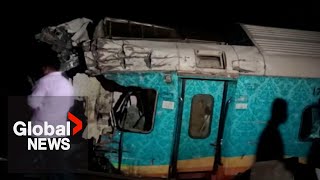 India train crash: Nearly 300 killed in accident involving 3 trains, local media reports