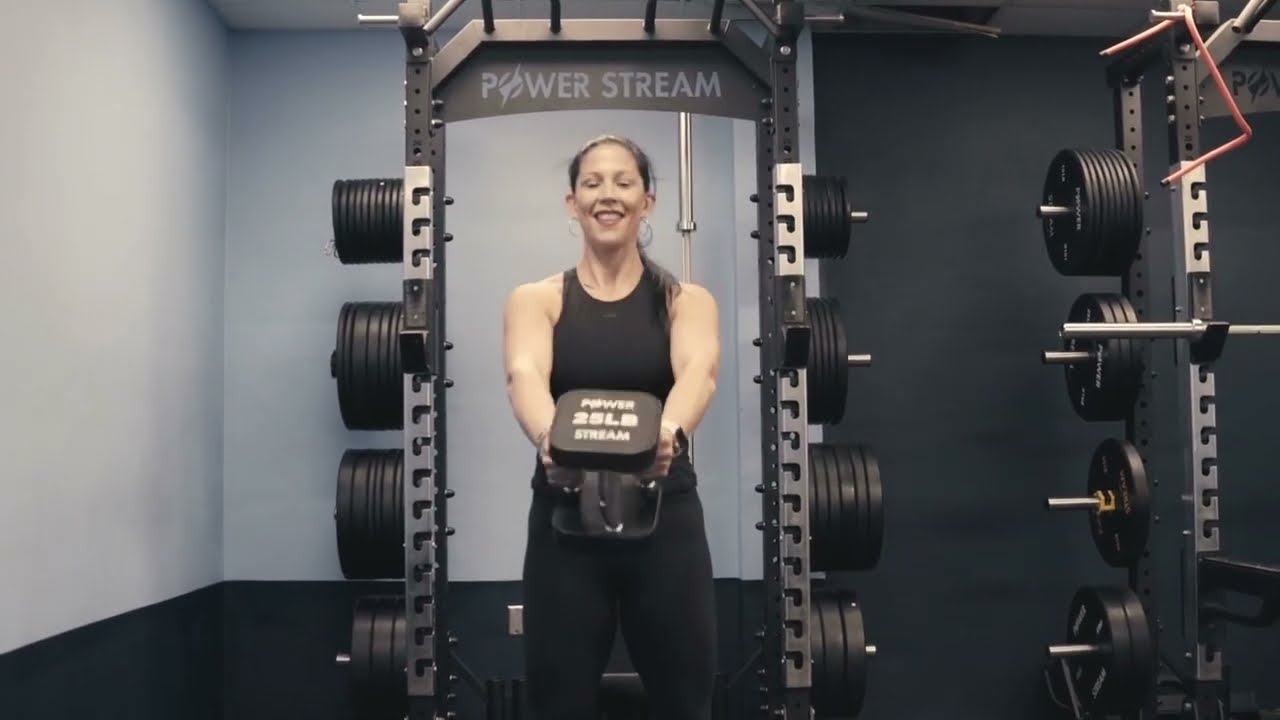 덤벨 프론트 레이즈 (고블렛 그립)