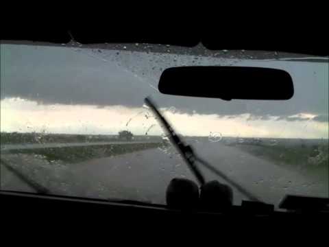 THE CHIMPZ get caught in crazy hail storm in Oklahoma