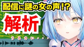 【安心したい人へ】ラミィちゃんの配信で入った謎の女性の声を解析しました。【雪花ラミィ/ホロライブ切り抜き】