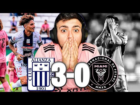 ¡ALIANZA LIMA LE GANA AL INTER DE MIAMI DE MESSI 3-0! CON DOBLETE DE PAOLO GUERRERO EN PERÚ