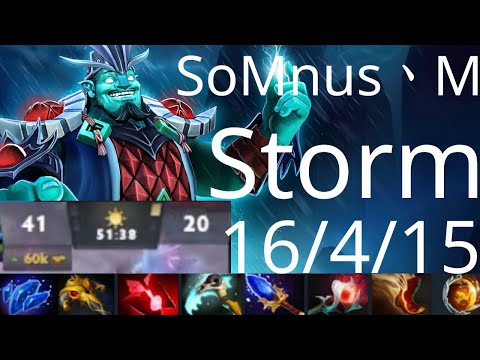 SoMnus丶M Storm Spirit, vs Leshrac, Phantom Lancer, Tidehunter - SECRET vs Elephant g2 Ti10 dota2