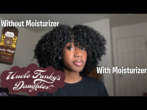 Wash and Go Using Uncle Funky's Daughter Curly Magic