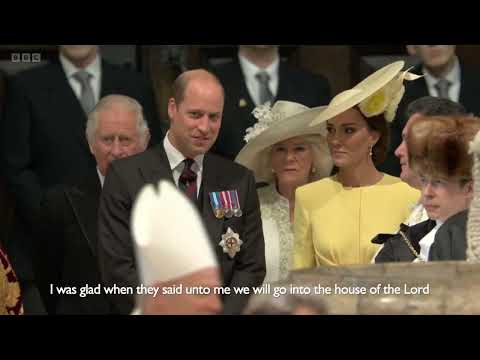 I Was Glad - Coronation Anthem - Arrival of King Charles III at St Paul's Cathedral Platinum Jubilee