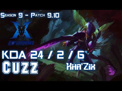 KZ Cuzz KHA'ZIX vs TALIYAH Jungle - Patch 9.10 KR Ranked