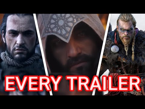 EVERY Assassin's Creed Cinematic Trailer | AC1 - Mirage 2023
