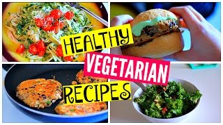 Healthy Vegetarian Dinner Recipes: Kale Salad, Burgers, Pasta
