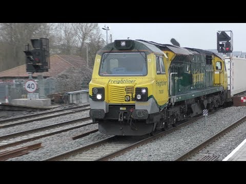 Freight trains & light engine move Keynsham Oxford & Didcot 16th & 21st January 2019