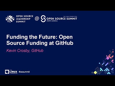 Open Source Funding at GitHub - Kevin Crosby, GitHub - YouTube