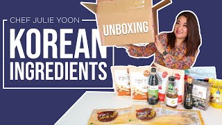 Where to Buy Korean Ingredients Online : Seoul Mills Unboxing + Review | Chef Julie Yoon