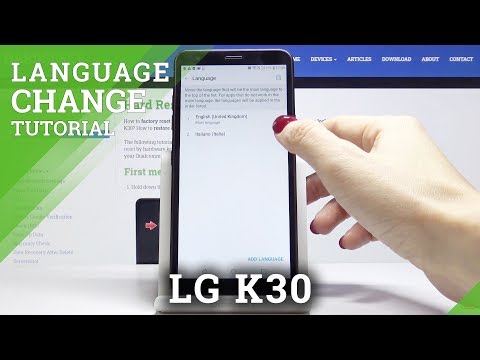 How to Change Language in LG K30 – Region Settings